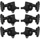 Grover 109BC Super Rotomatics 3-Step Button,3+3, Black Chrome Super Rotomatics tuning machines
