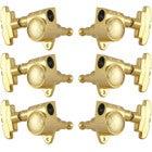 Grover 109G Super Rotomatics 3-Step Button,3+3,Gold Gold tuning machines for electric guitar