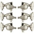 Grover 109N Super Rotomatics 3-Step Button,3+3,Nickel Electric guitar tuning machines
