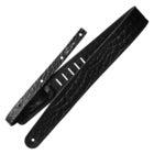 Richter 1929 Henrik Danhage Signature, Croc Black, Guitar strap