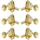 Grover 133G Deluxe Guitar Machine Heads,3+3,Gold Guitar tuning machines