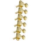 Grover 133G6 Deluxe Guitar Machine Heads,6-in-Line,Gold Guitar tuning machines