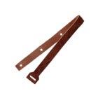Richter 2034 Leather Tailpiece, Floral Tan, Guitar strap