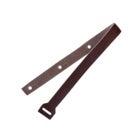 Richter 2026 Leather Tailpiece, Buffalo Brown, Guitar strap