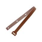 Richter 2028 Leather Tailpiece, Buffalo Tan, Guitar strap