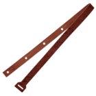 Richter 2035 Leather Tailpiece XL, Floral Tan, Guitar strap