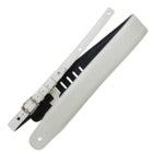 Richter 1067 Luxury, Beluga White, Guitar strap