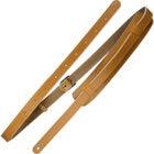 Richter 2012 Golden Tan Slinky Vintage Guitar strap Leather guitar and bass guitar strap