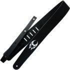 Richter 1974 Black Soulfly Strap Guitar Strap Moulded leather guitar and bass strap