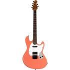 Sterling by Music Man Fluff Artist Series StingRay Rula Thumb Red electric guitar