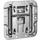Adam Hall 270746 Lid Stay short cranked with Hinge and Rivet Protectio Member Stay with hinge and latch protection
