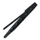 Richter 1972 Black Springbreak I Nappa Guitar Strap Leather guitar strap with padding