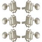 Grover 136N Vintage Deluxe Guitar Machine Heads,3+3,Nickel Guitar tuning machines