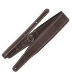 Richter 1010 Brown / White Stitches Springbreak I Nappa Guitar Strap from Nappa leather