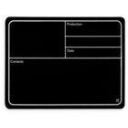 Adam Hall 88001MBLK Plastic tour label, magnetic 177 x127 mm, black Plastic tour label with magnetic connector