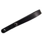 Richter 1623 Black L Leather strap connector for stringed instrument