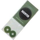 Richter 1760 Olive Green Strap Securing Stops Rubber strapblocks for guitar strap