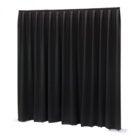 Wentex P&D Curtain MCS 8.85 oz/yd² (USA) Black - 3.35 m x 4.27 m (W x H) - pleated