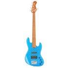 Sadowsky MetroExpress Vintage M/J Bass Roasted Maple Solid Ocean Blue Metallic High Polish 5-string bass guitar with gig bag