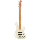 Sadowsky MetroExpress 24-fret Modern Roasted Maple Solid Champagne Metallic High Polish electric bass guitar with gig bag