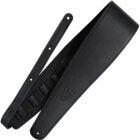 Richter 1651 Black Vegan bass guitar strap with neoprene lining