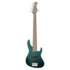 Sadowsky MetroExpress 24-5 Modern Roasted Maple Solid Sherwood Green Metallic High Polish 5-string bass guitar with gig bag