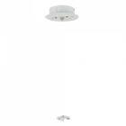 Artecta 3-phase Ceiling Suspension Set White - With max. 1500 mm steel wire