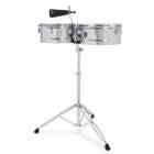 Latin Percussion LPA256 Aspire Timbales w/ Bell, 13-14" Timbales with cowbell"