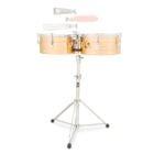 Latin Percussion LP256-BZ Tito Puente 13" & 14"" Timbales Bronze Percussion Timbales"