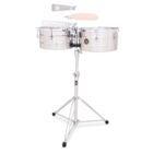 Latin Percussion LP255-S Tito Puente 12" & 13"" Timbales stainless steel"