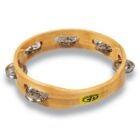 Latin Percussion CP388 CP Single Row Tambourine Steel, 8″