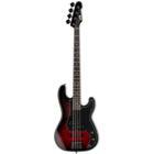 ESP LTD Surveyor-204DX Red Burst electric bass guitar
