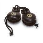 Latin Percussion LP432 Double Castanets Ebony Handheld