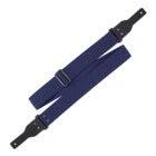 Richter 1478 Racoon Blue / Black Guitar Strap with leather ends