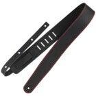 Richter 1518 Raw II Contour Vintage Black/Red Guitar Strap