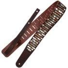 Richter 1319 Raw II Rivet Brown / Vintage Mix Guitar Strap