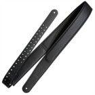 Richter 1582 Raw IV Vegan Black Guitar Strap