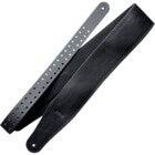 Richter 1999 Raw V Nappa Grip Black Guitar Strap