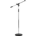 Showgear Microphone Stand with Baseplate (Metallic)