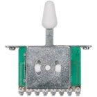 Boston SW-145-W 5-Way Pickup Switch with White Cap (Open Model)