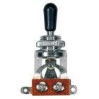 Boston SW-23-NB 3-way switch (open) nickel with black cap