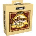 Ernie Ball 3004 Earthwood Light Bronze Acoustic Guitar Strings (3-Pack)