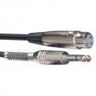 Stagg SAC3PSXF DL female XLR - male stereo jack cable, 3m