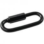 Eurolite carabiner with screw lock B-200 black