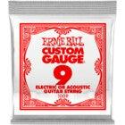 Ernie Ball 1009 Plain Steel Guitar String (Single .009)