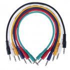 Devine PATCH3535-RB-50cm Mono Mini-Jack Patch Cables, 50cm (Pack of 6)