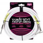 Ernie Ball 6047 Classic Instrument Cable, 6m (White)