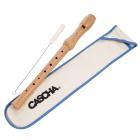 Cascha HH 2074 Maple Soprano Recorder (Single Bore)