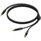 Procab PRA711/1.5 Prime Mini-Jack to RCA Cable, 1.5m