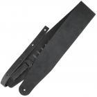 Richter 1557 Raw III Waxy Suede Black Guitar Strap